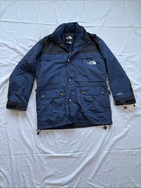 Vintage NWT North Face Triclimate Goretex Mountain Jacket Men’s XL Navy (RARE)!!